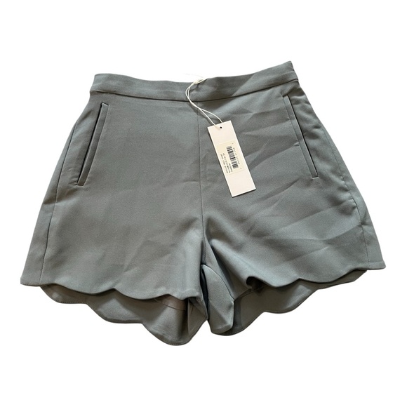 bishop + young Pants - NWT bishop + young High-Waist Scalloped Edge Shorts- XS